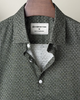 Dark green print shirt
