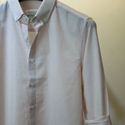 Peach and White Stripe