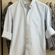 Sky blue oxford cotton shirt