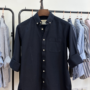 Classic Navy oxford cotton shirt