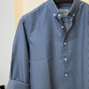 Navy and White Stripe