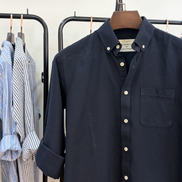 Classic Navy oxford cotton shirt