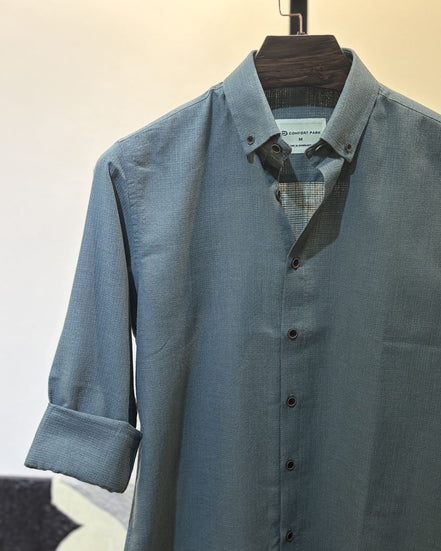Ocean Teal Full Sleeve Shirt
