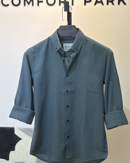 Ocean Teal Full Sleeve Shirt