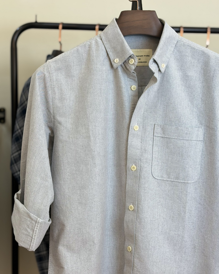 Light Grey oxford cotton shirt