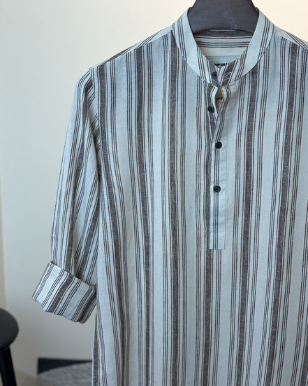 Ash Grey Stripe Katua