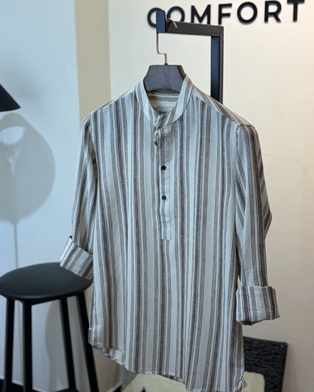Ash Grey Stripe Katua
