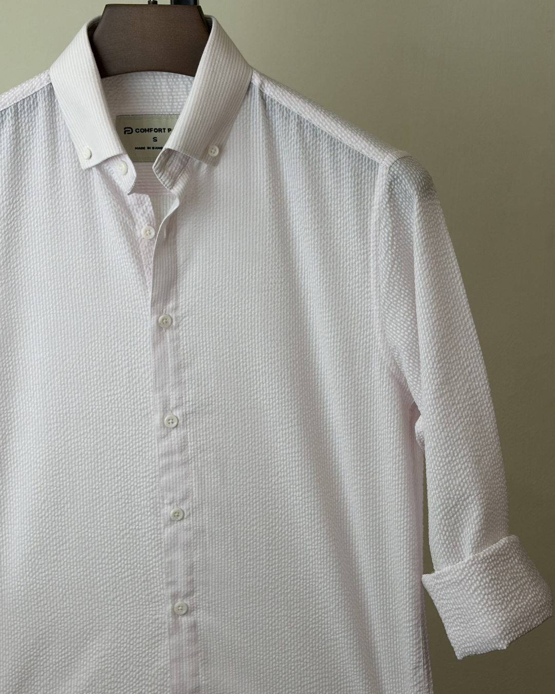 Baby pink Texture Shirt