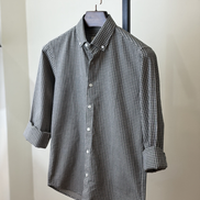 Black White Mini Check Shirt