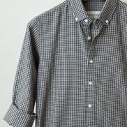 Black White Mini Check Shirt