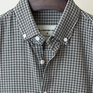 Black White Mini Check Shirt