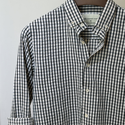 Black & off White Stripe Seersucker