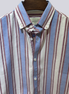 Blue & Burgundy Wide Stripe