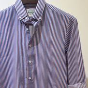 Blue, Red & White Fine Stripe