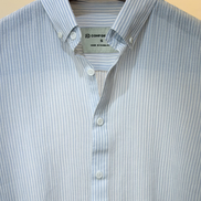Blue White Stripe Seersucker Shirt
