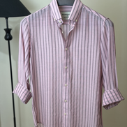 Blush Pink Stripe Shirt