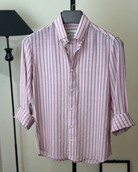 Blush Pink Stripe Shirt