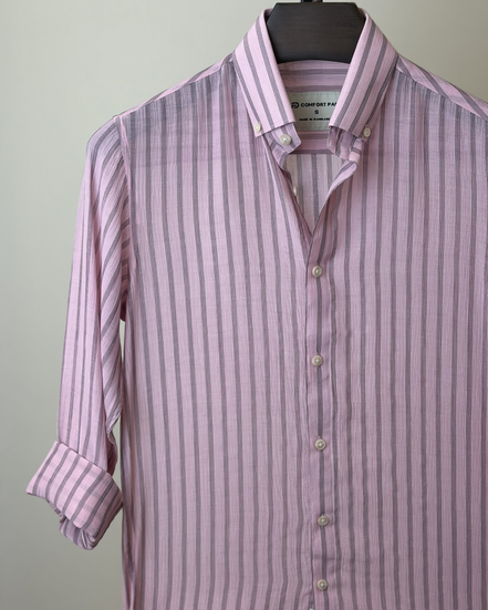 Blush Pink Stripe Shirt