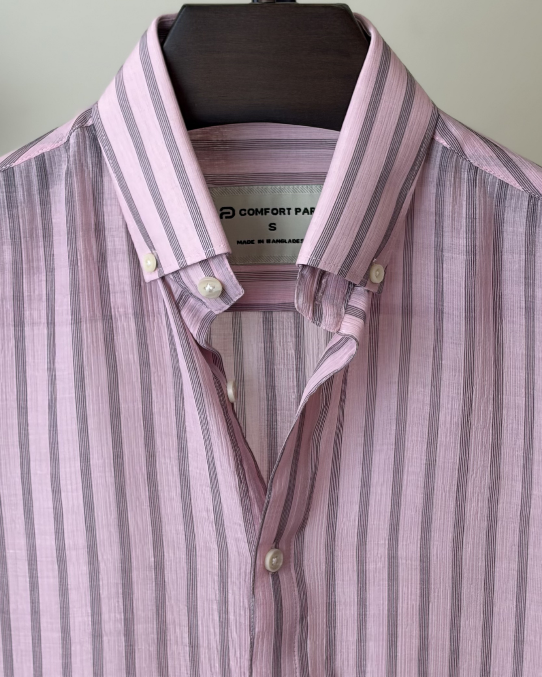 Blush Pink Stripe Shirt