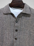 Brown and Tan Check Overshirt