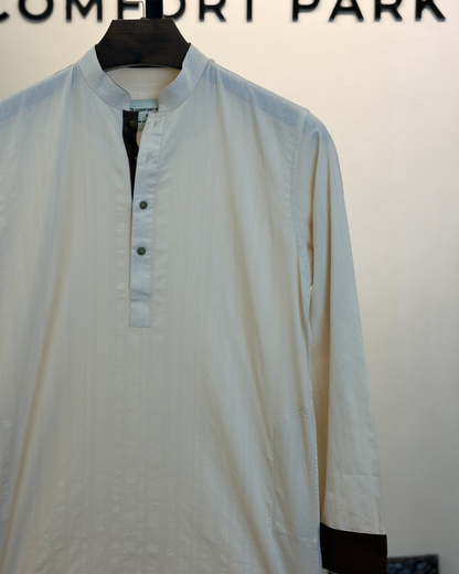 Cream Ember Panjabi