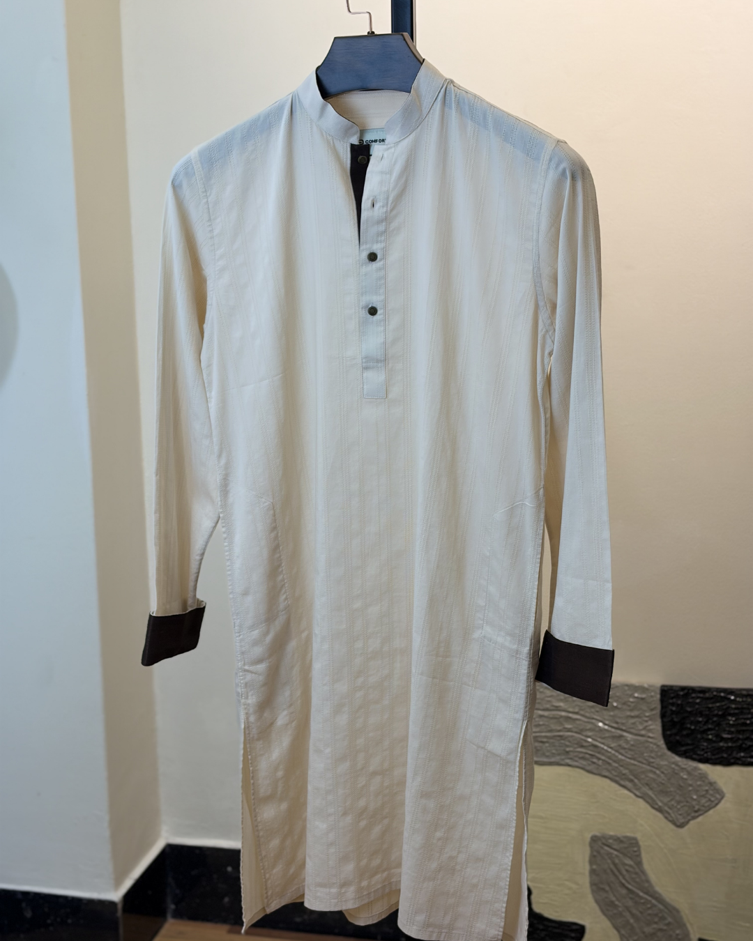 Cream Ember Panjabi