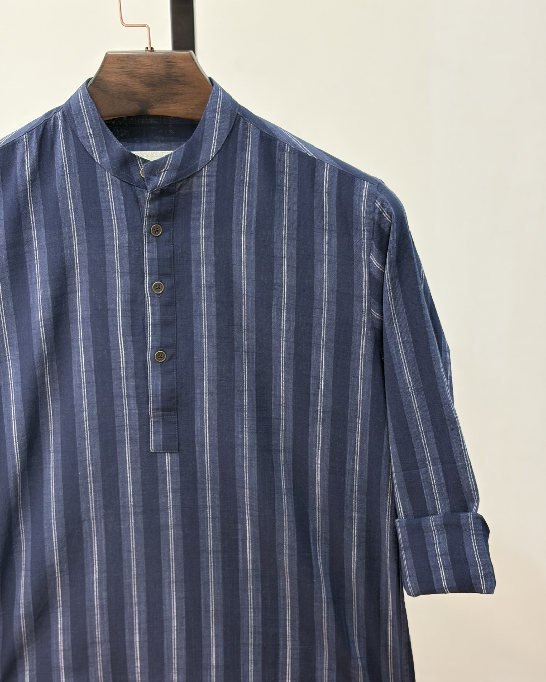 Dark navy with white stripes katua