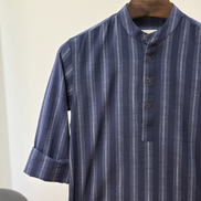 Dark navy with white stripes katua