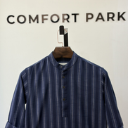 Dark navy with white stripes katua