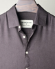 Dark coffee linen shirt
