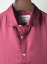 Light Maroon Solid Linen Shirt