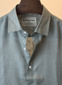 Light Olive Solid Linen Shirt