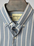 Light Blue Vertical Striped Men’s Shirt