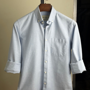 Light sky blue oxford shirt