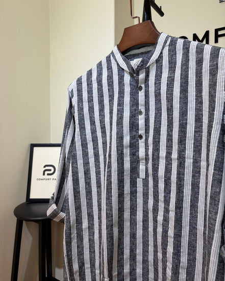 Dark Grey Striped Katua