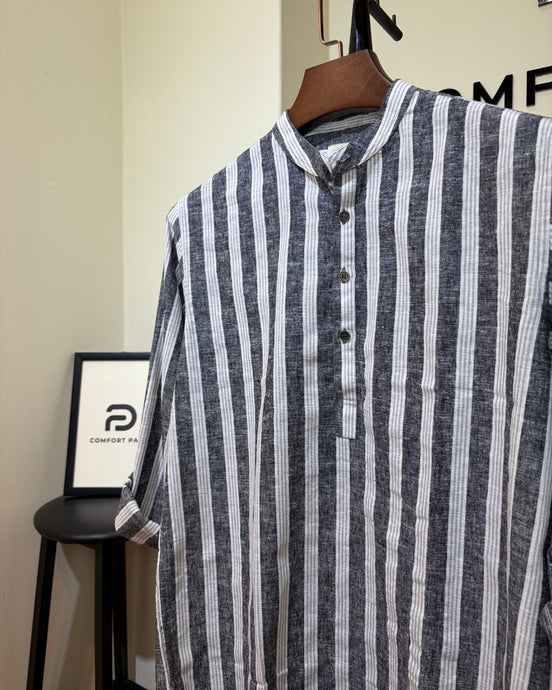 Dark Grey Striped Katua