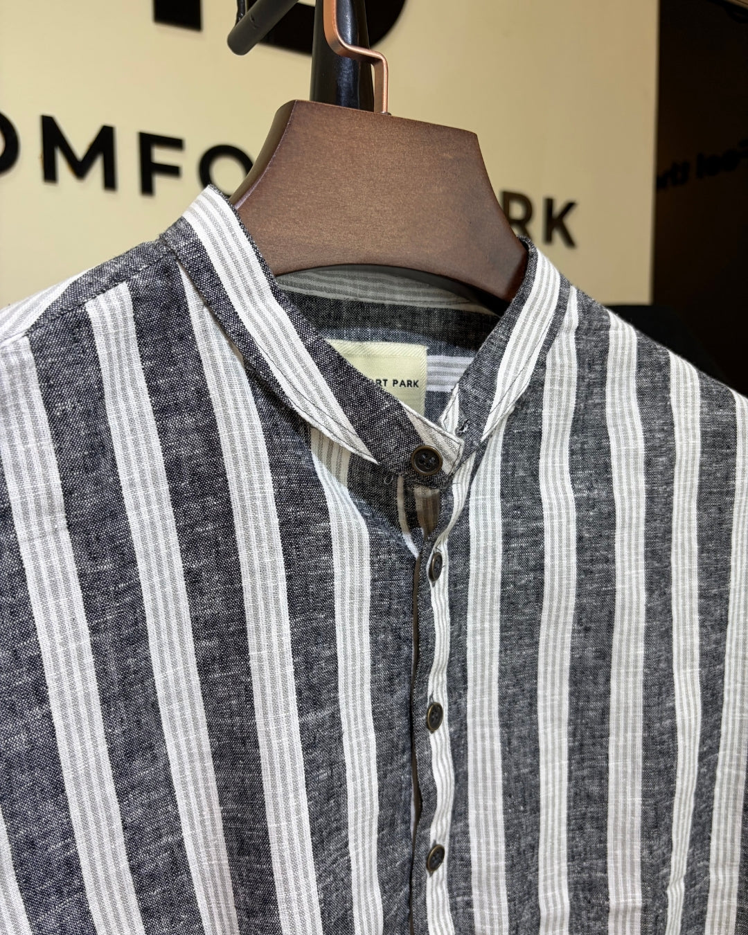 Dark Grey Striped Katua