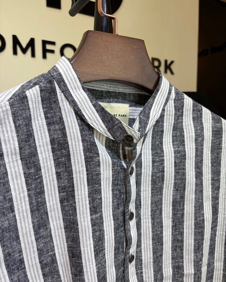 Dark Grey Striped Katua