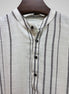 Off-White Striped Band Collar Katua