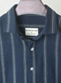 Midnight Navy Striped half shirt