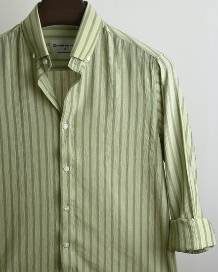 Mint Green Stripe Shirt