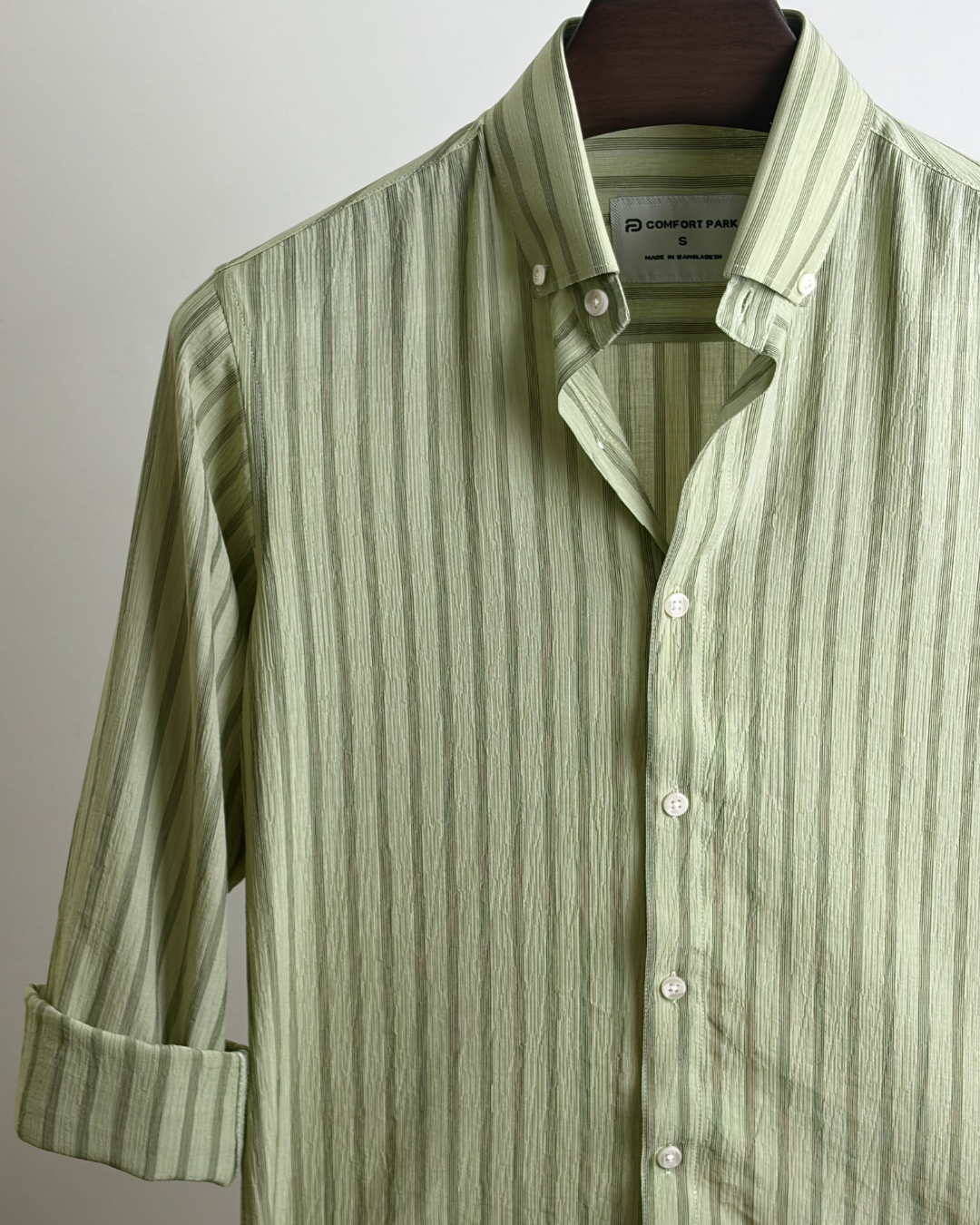Mint Green Stripe Shirt