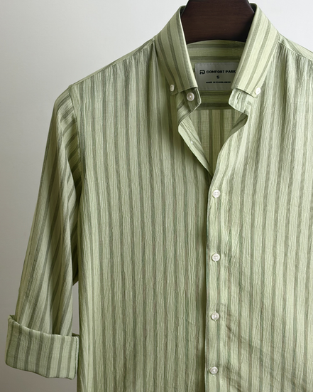 Mint Green Stripe Shirt