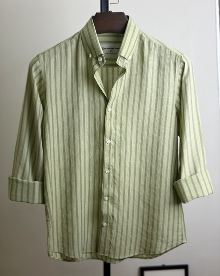 Mint Green Stripe Shirt