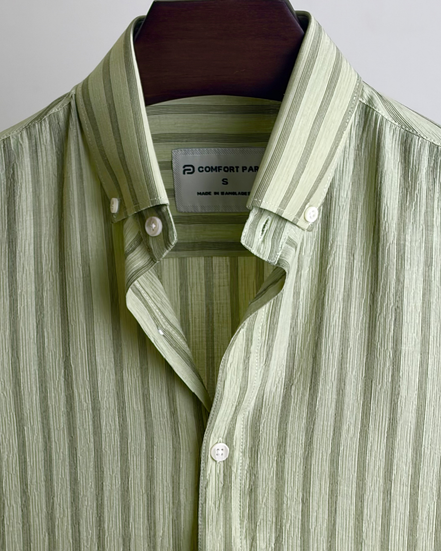 Mint Green Stripe Shirt