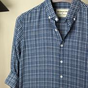 Navy Check Full Shirt