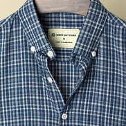 Navy Check Full Shirt