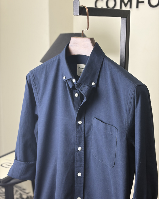 Navy Oxford Shirt