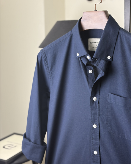 Navy Oxford Shirt