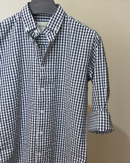 Navy Gingham